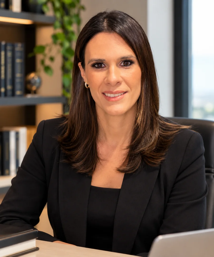 Carolina Rodarte, advogada e especialista em licitações, em seu escritório em Divinópolis/MG